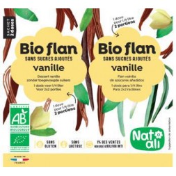 bio flan en poudre à la vanille