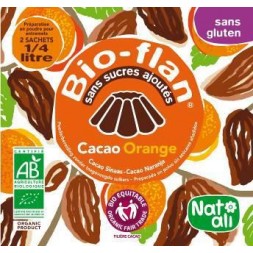 bio flan en poudre chocolat orange